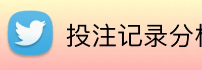 投注记录分析工具 logo